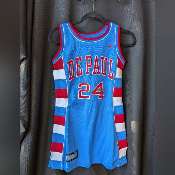 DePaul University Blue Demons Mark Aguirre Hardwood Legends Jersey - Picture 1 of 5